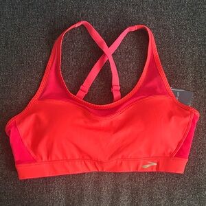 Brooks Fastforward Crossback Sports Bra - large NWT